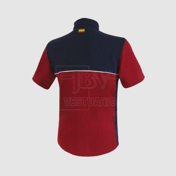 Polo camisero con vivo trasero