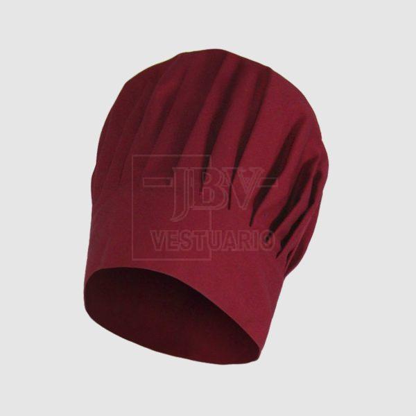 Gorro cocinero alto tipo champiñón