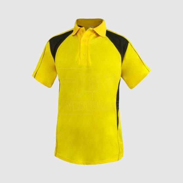 Polo amarillo y negro